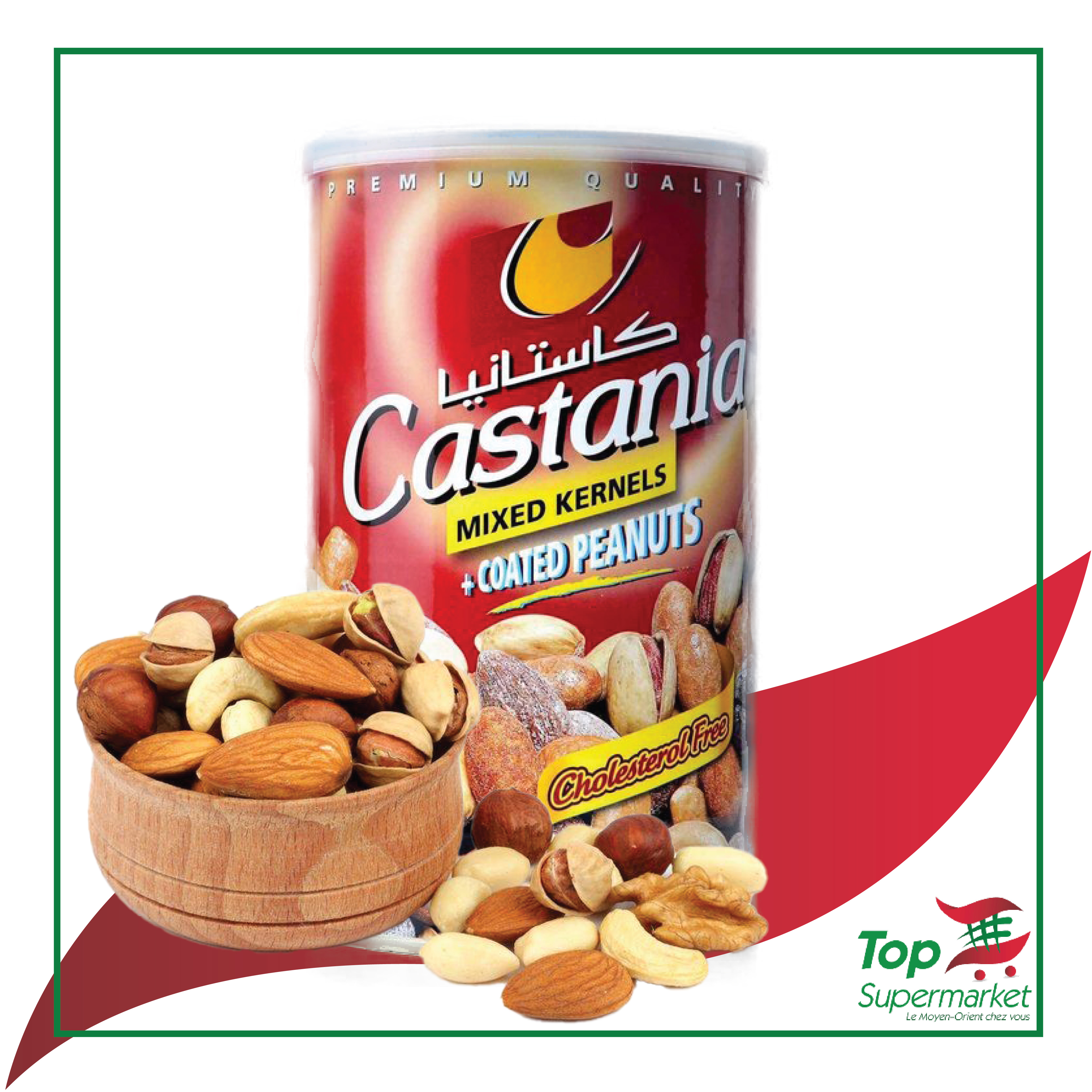 Castania mélange de noix Kernels mix rouge 450gr